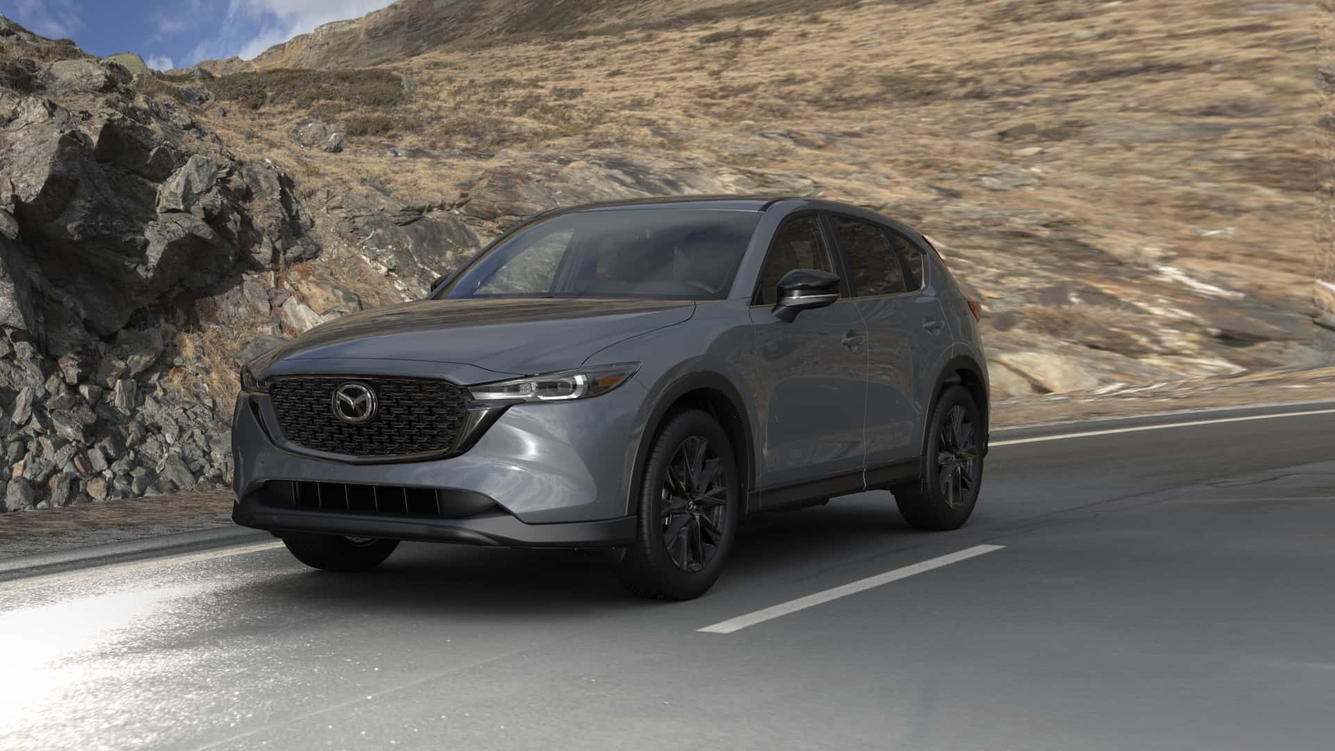 2023 Mazda CX-5 2.5 S Carbon Edition Polymetal Gray Metallic | Marin Mazda in San Rafael CA