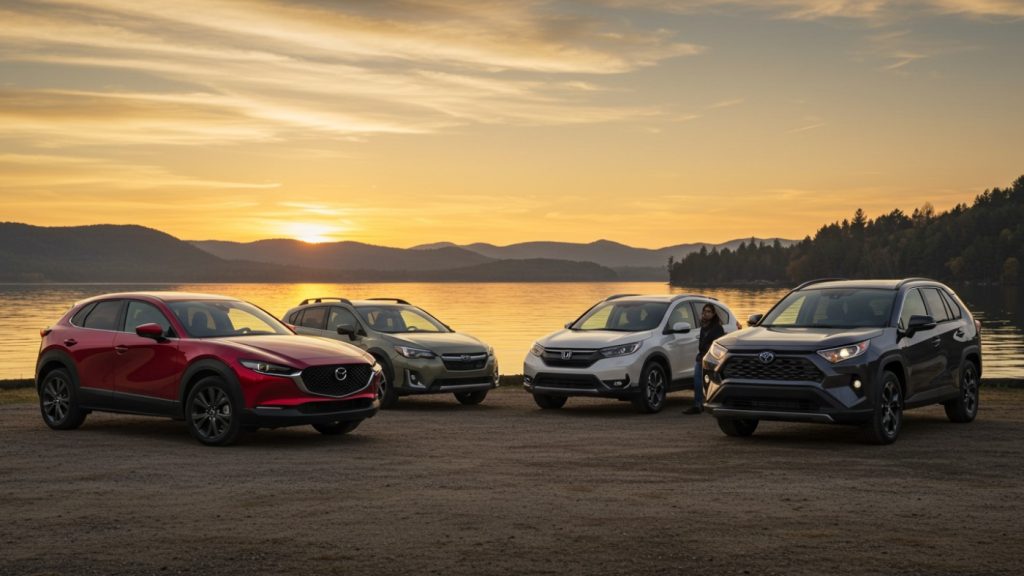 Mazda CX-30 vs Subaru Crosstek vs Honda CRV vs Toyota RAV4