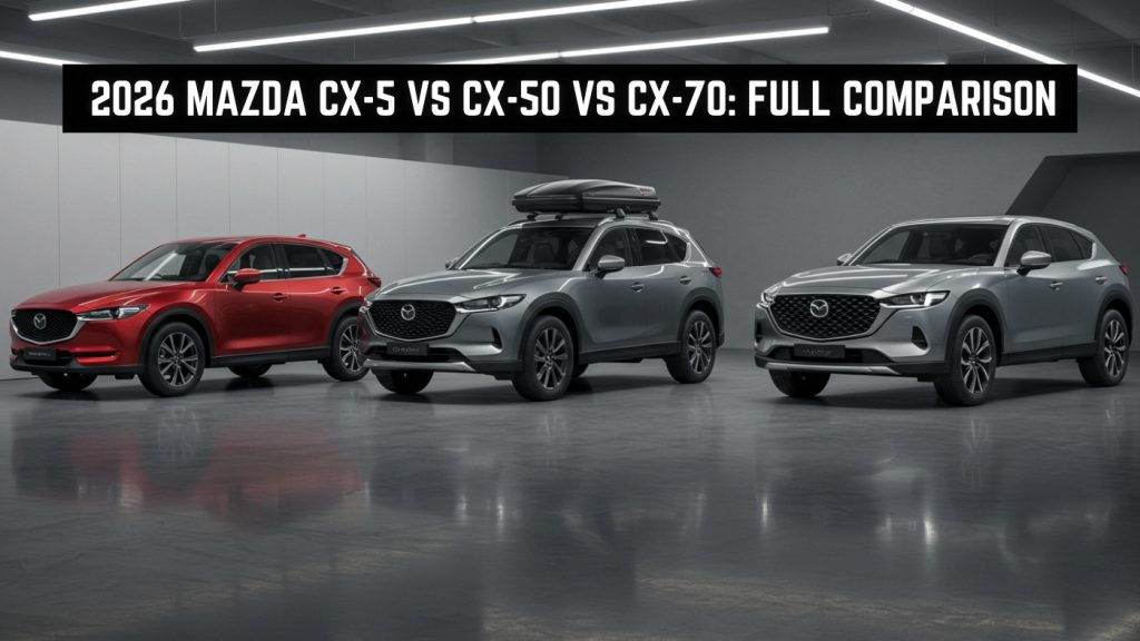 2026 Mazda CX-5 vs CX-50 vs CX-70 Full Comparison