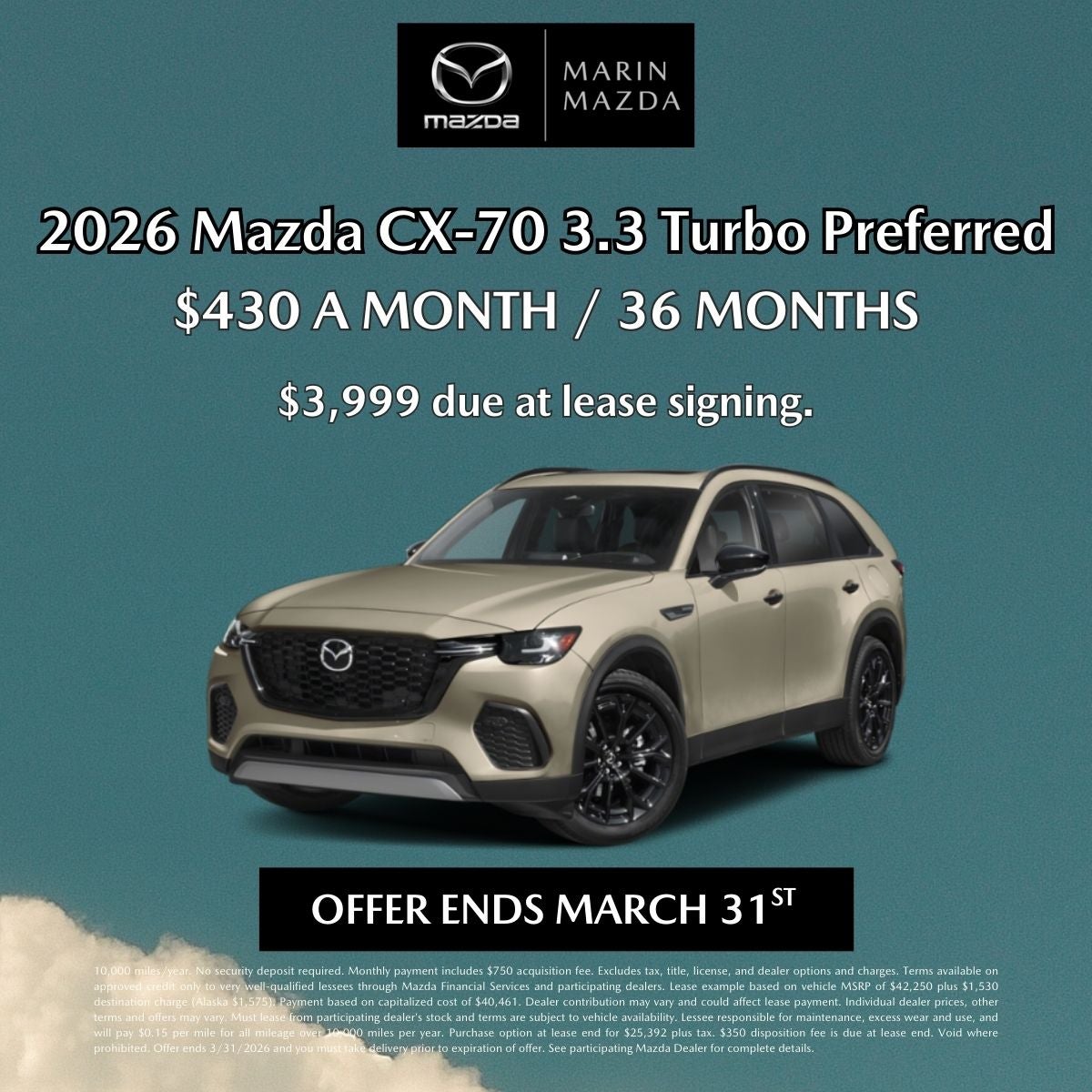 2026 Mazda CX-70 3.3 Turbo Preferred