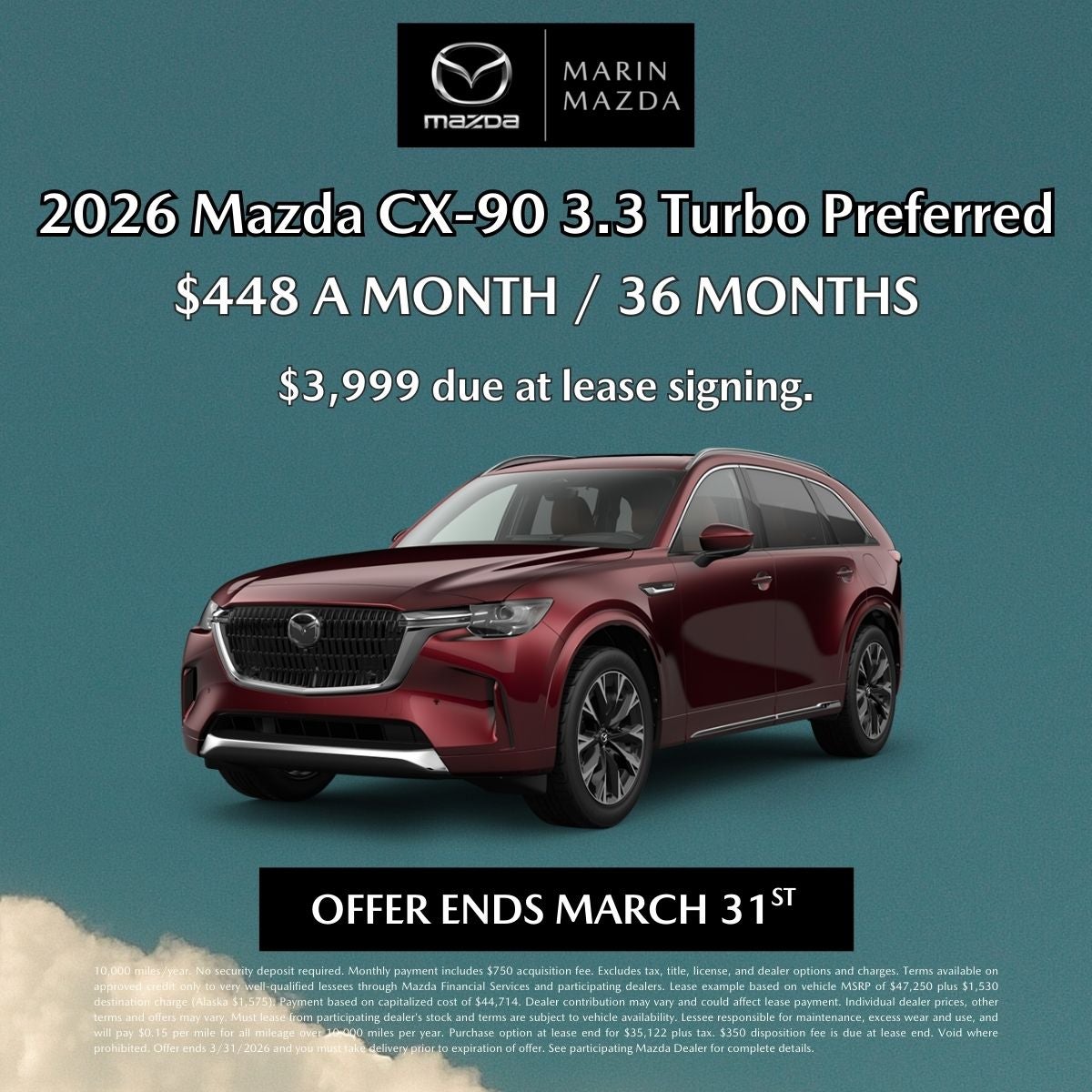 2026 Mazda CX-90 3.3 Turbo Preferred