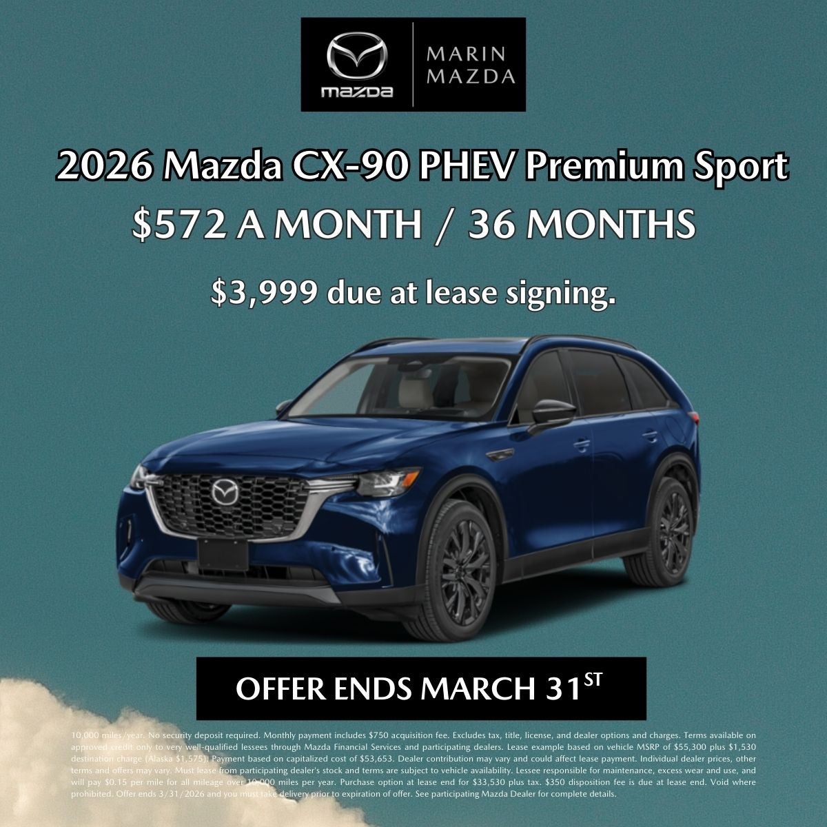 2026 Mazda CX-90 PHEV Premium Sport