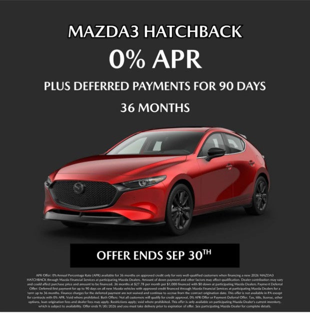 2026 Mazda3 Hatchback