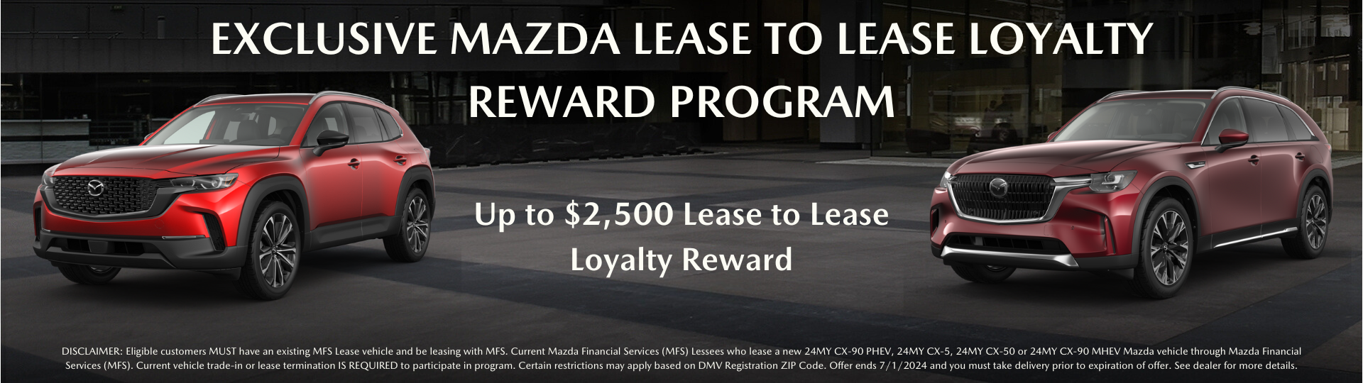 Lease to Lease loyalty reward program
