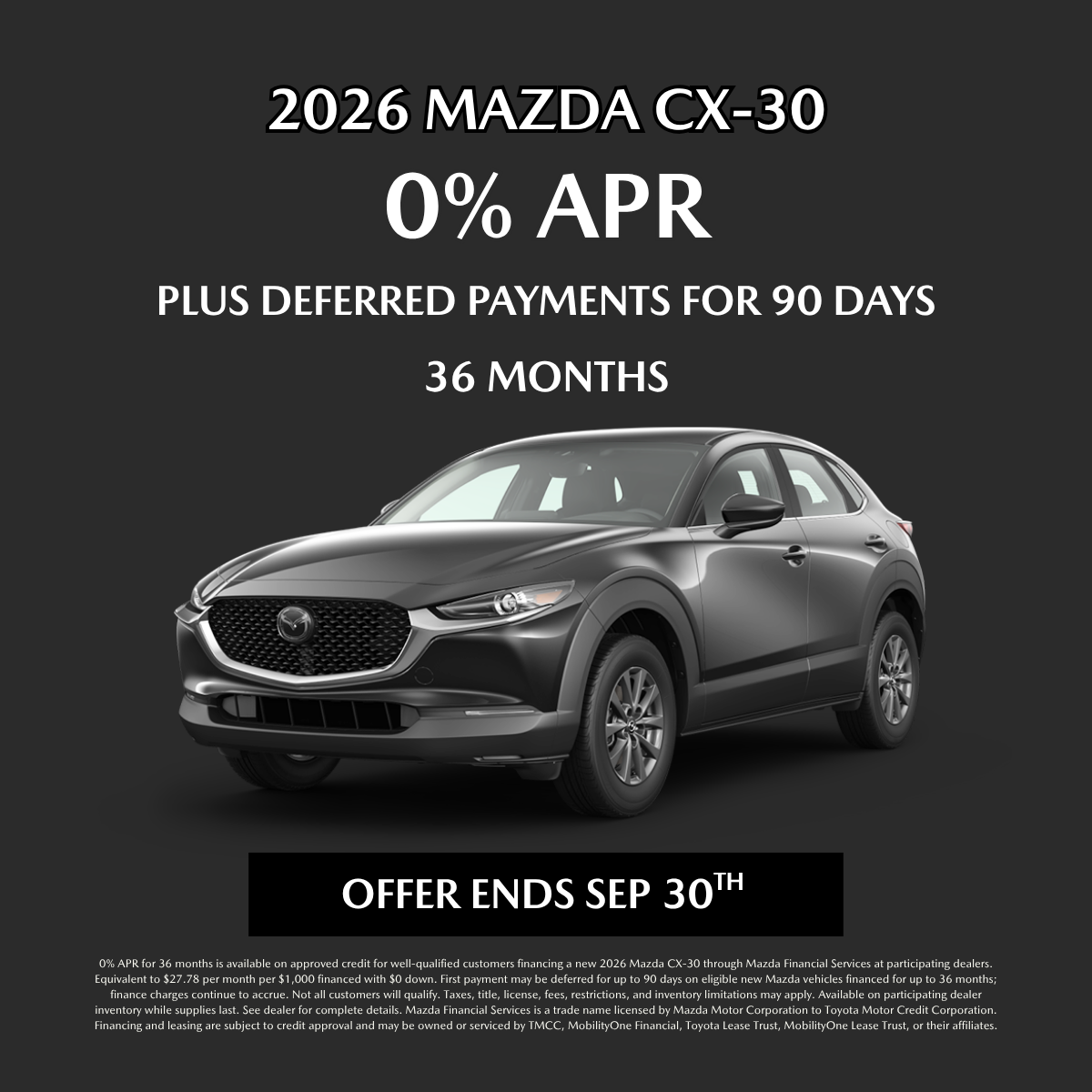 2026 Mazda CX-30