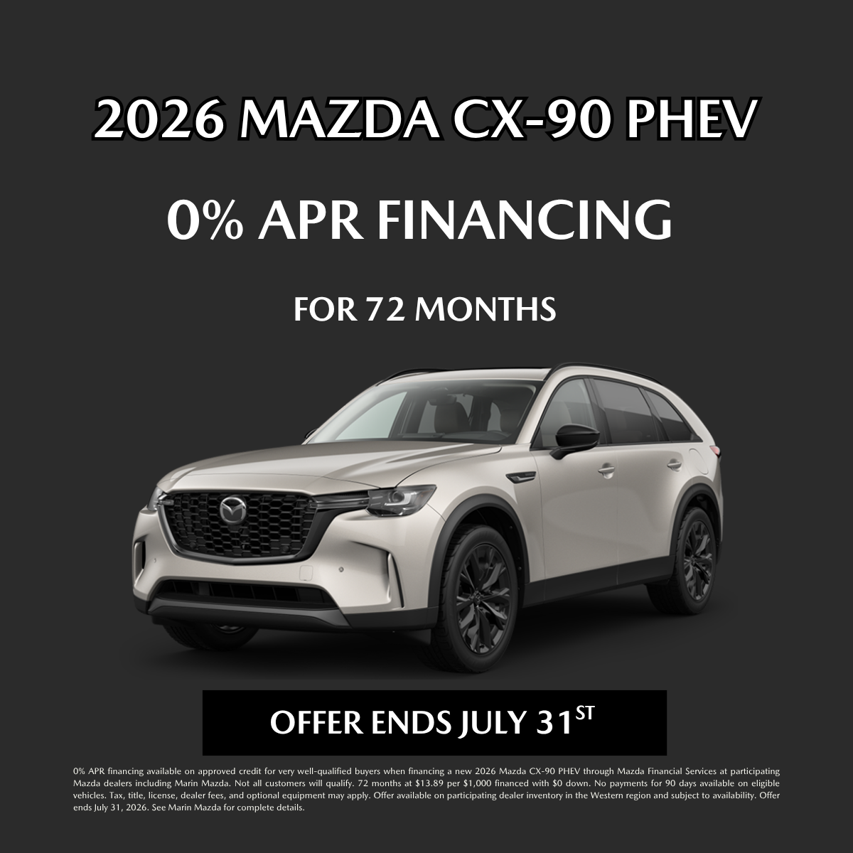 2026 MAZDA CX-90 PHEV