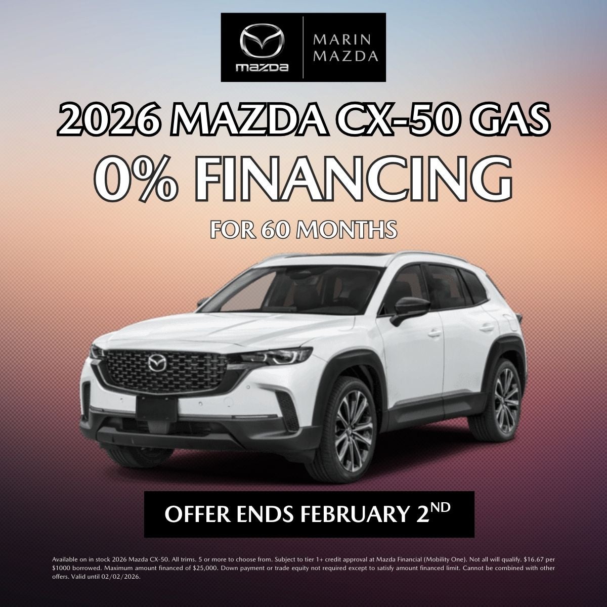 2026 MAZDA CX-50 GAS