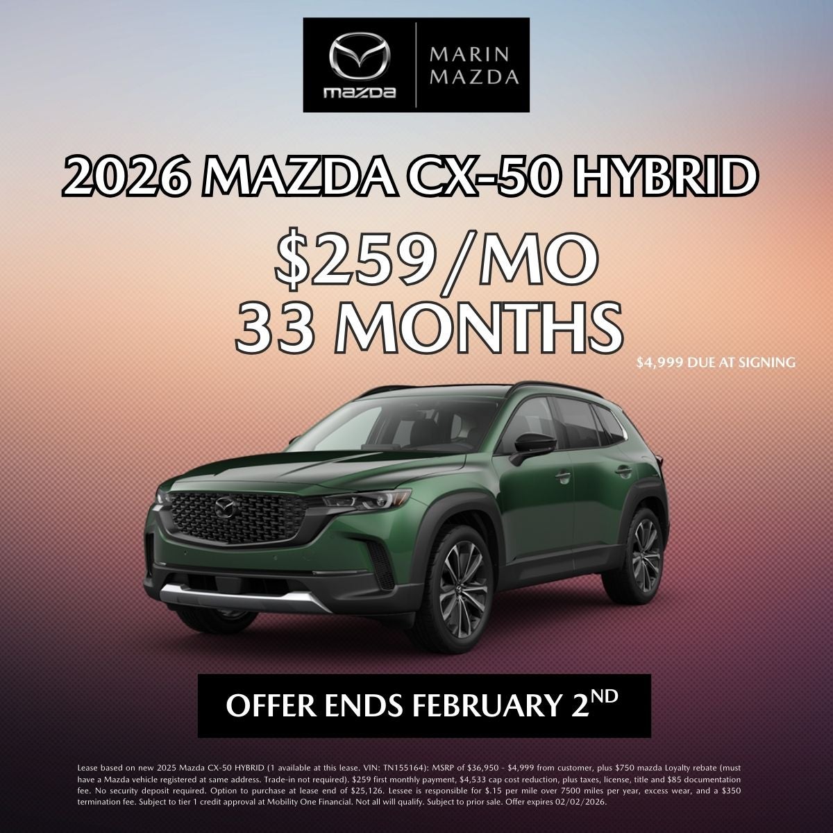 2026 MAZDA CX-50 HYBRID