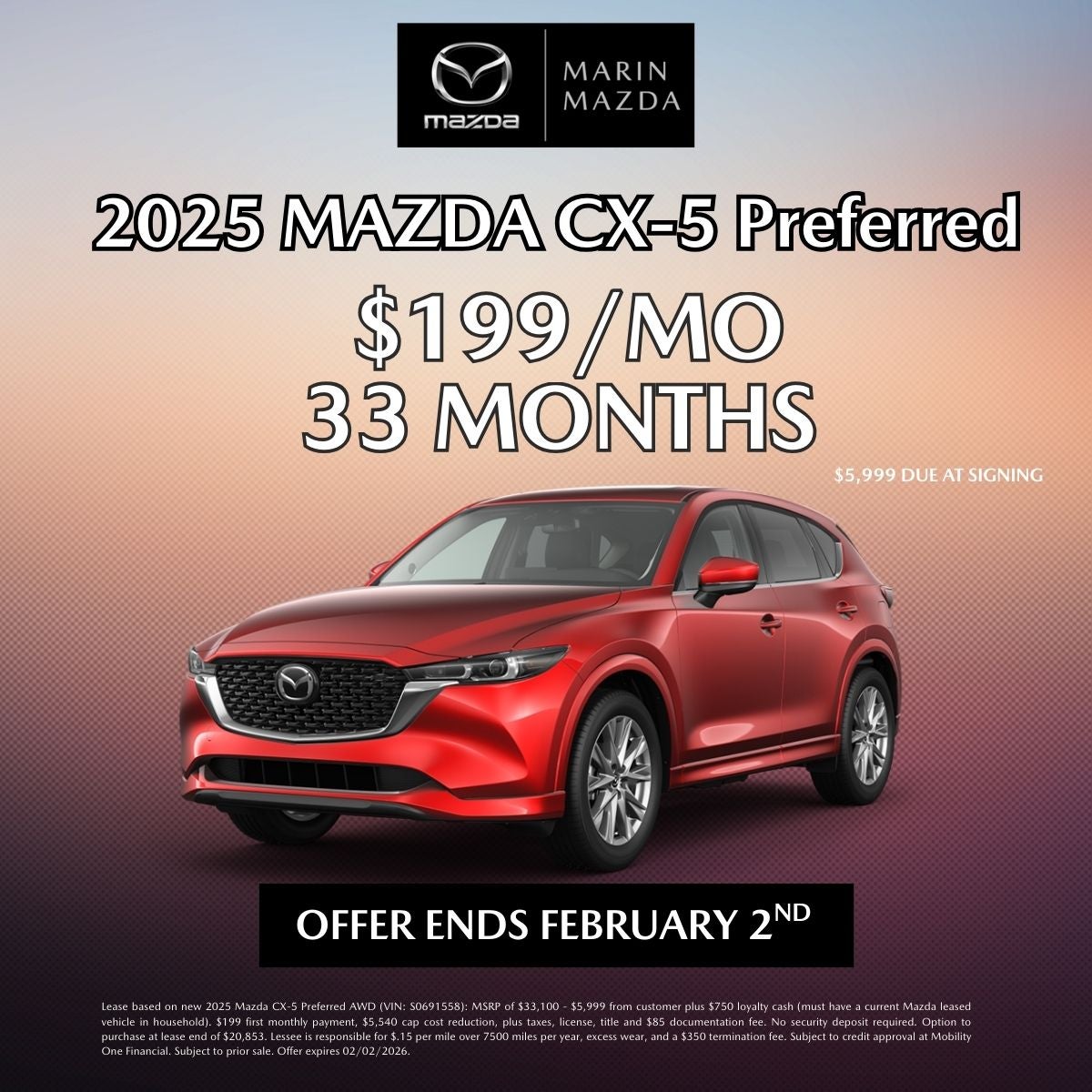 2025 MAZDA CX-5 Preferred