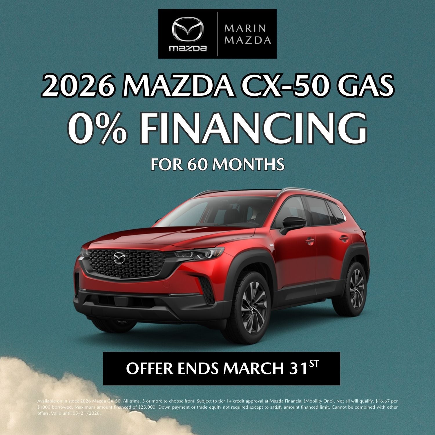 2026 MAZDA CX-50 GAS