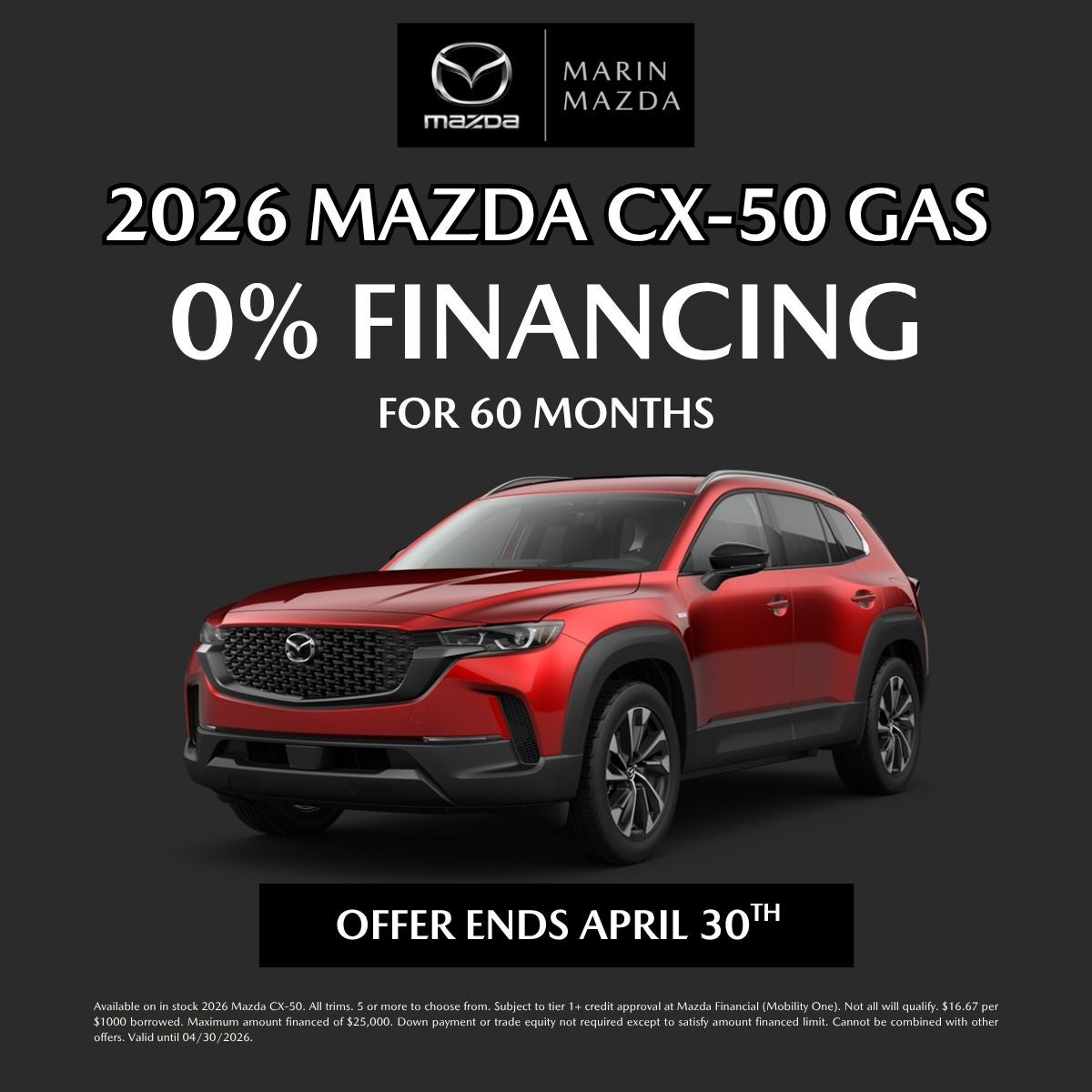 2026 MAZDA CX-50 GAS