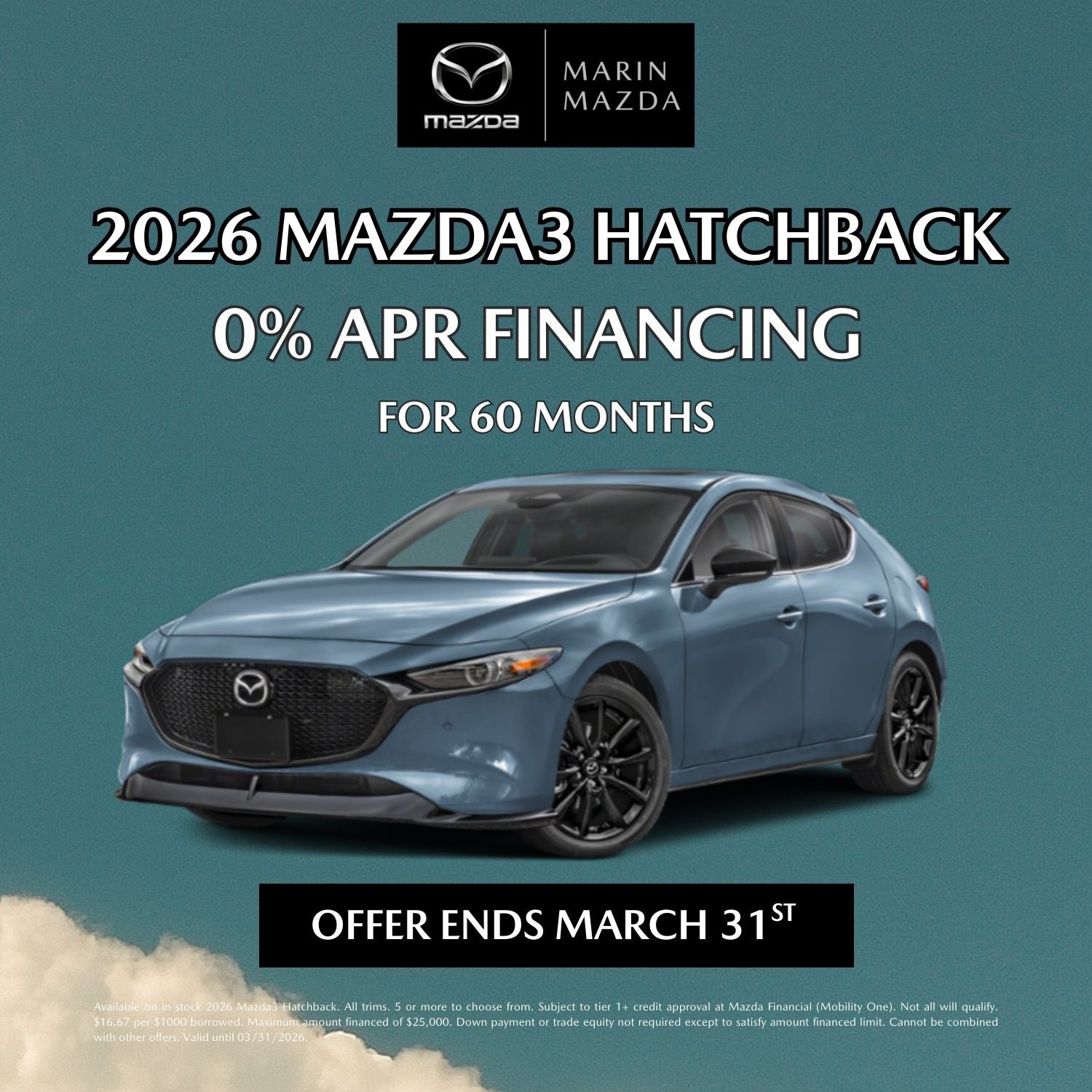 2026 MAZDA3 HATCHBACK
