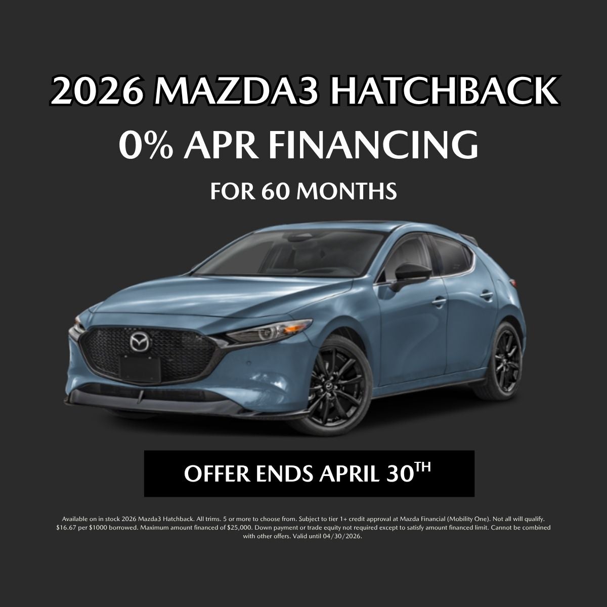 2026 MAZDA3 HATCHBACK