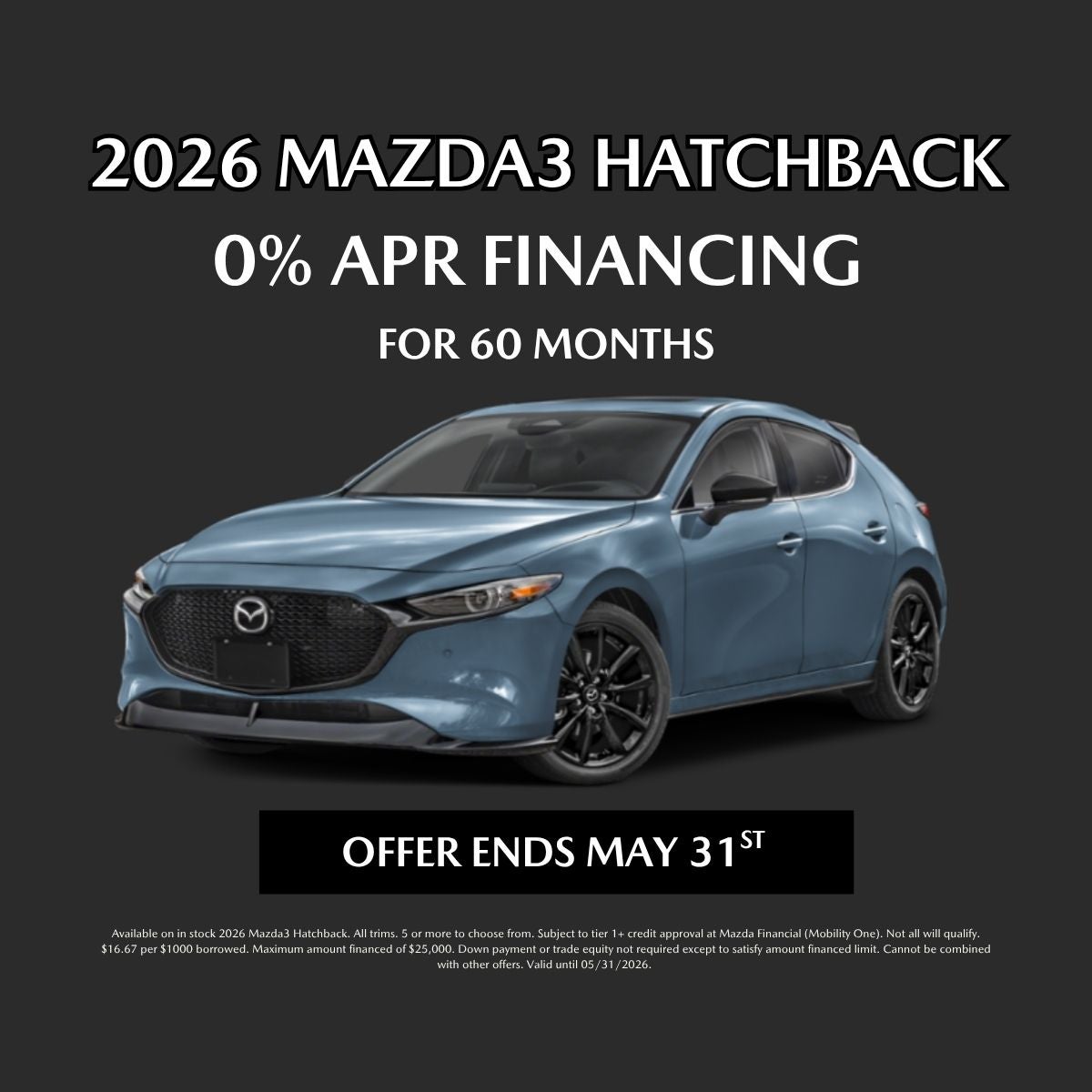 2026 MAZDA3 HATCHBACK