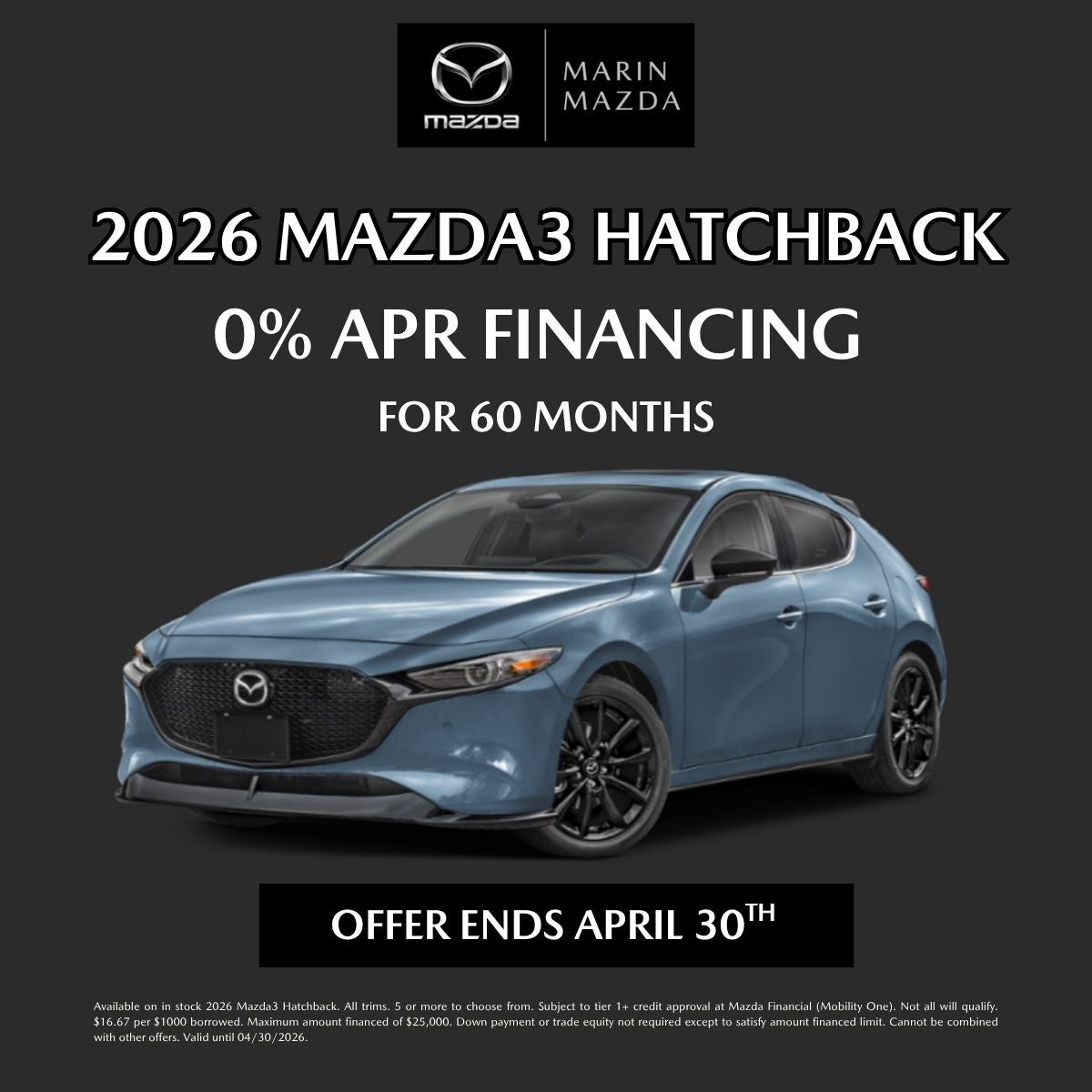2026 MAZDA3 HATCHBACK
