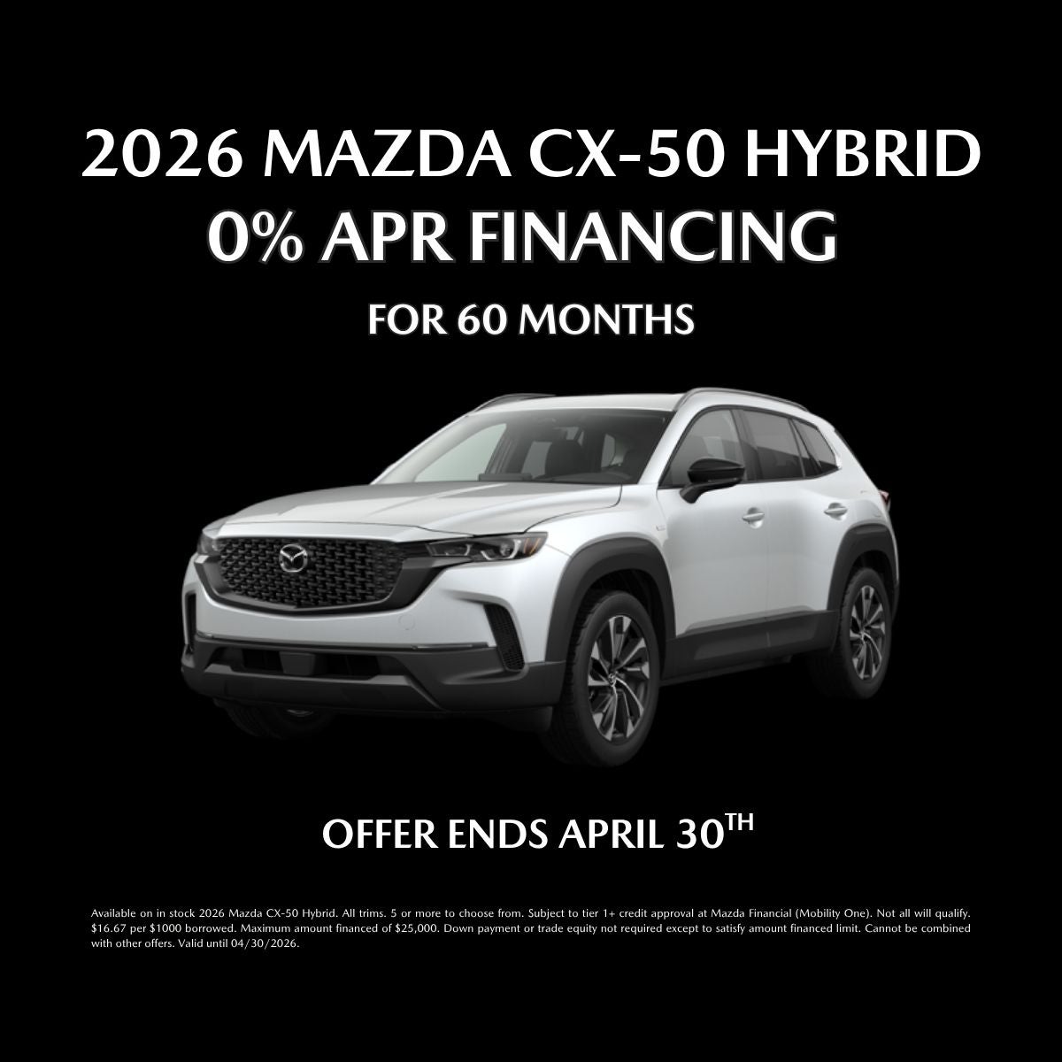 2026 MAZDA CX-50 HYBRID